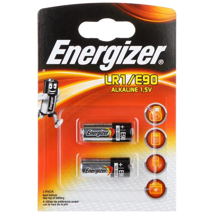 BATERIA ALKALICZNA BAT-LR1*P2 1.5 V LR1 / E90 ENERGIZER